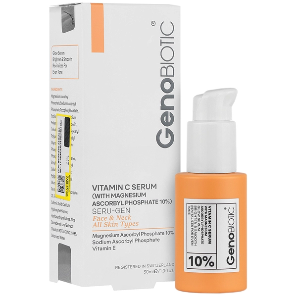 سرم صورت و گردن ویتامین سی 10% اسکوربیل فسفات ژنوبایوتیک